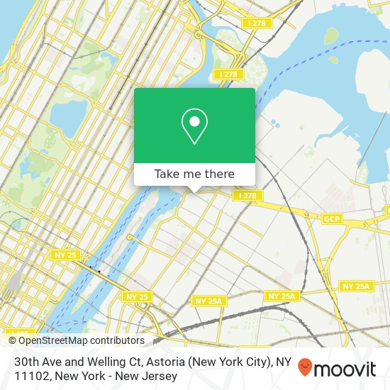30th Ave and Welling Ct, Astoria (New York City), NY 11102 map
