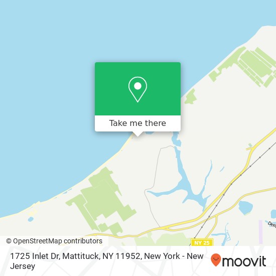 Mapa de 1725 Inlet Dr, Mattituck, NY 11952