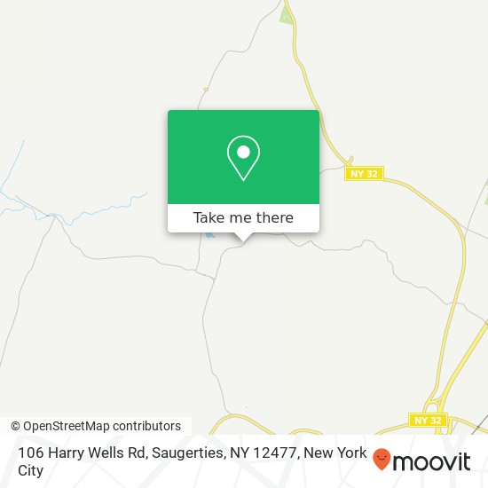 106 Harry Wells Rd, Saugerties, NY 12477 map