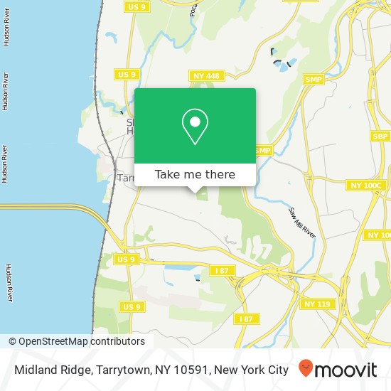 Midland Ridge, Tarrytown, NY 10591 map