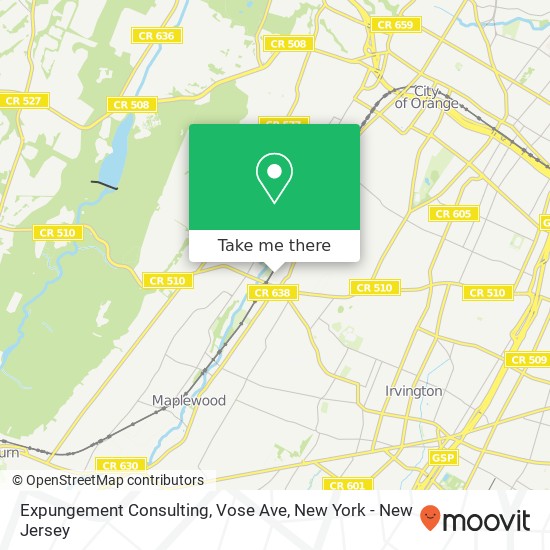 Expungement Consulting, Vose Ave map
