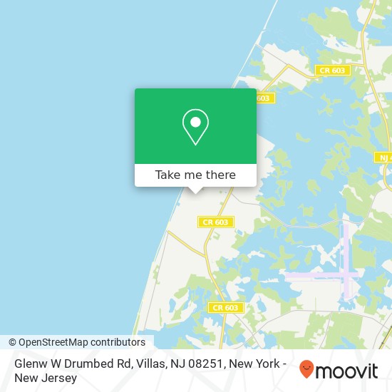 Glenw W Drumbed Rd, Villas, NJ 08251 map