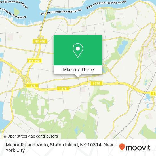 Manor Rd and Victo, Staten Island, NY 10314 map