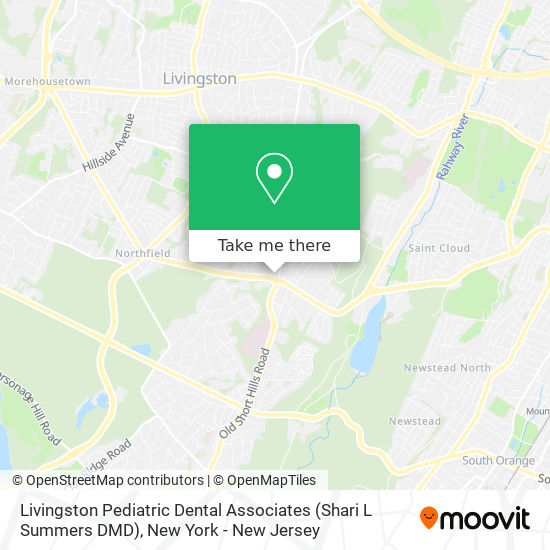 Livingston Pediatric Dental Associates (Shari L Summers DMD) map