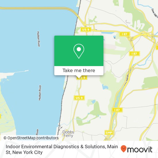 Mapa de Indoor Environmental Diagnostics & Solutions, Main St