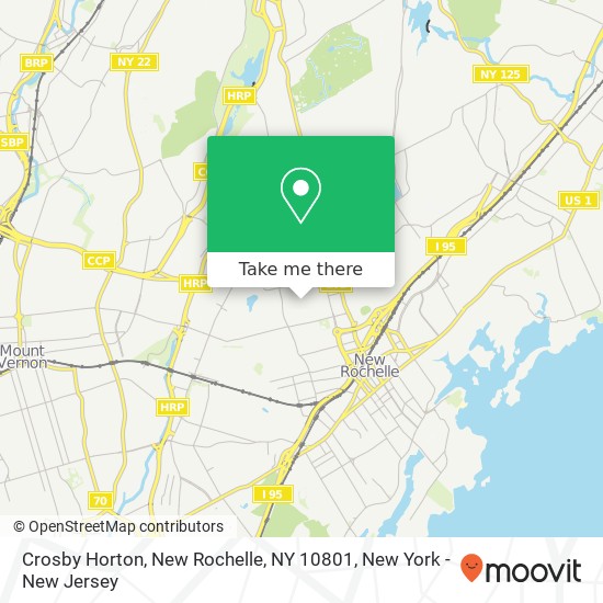 Crosby Horton, New Rochelle, NY 10801 map