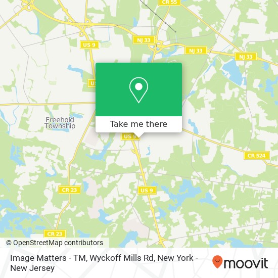 Mapa de Image Matters - TM, Wyckoff Mills Rd