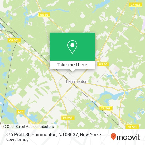 375 Pratt St, Hammonton, NJ 08037 map