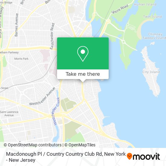 Macdonough Pl / Country Country Club Rd map