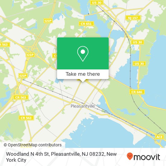 Woodland N 4th St, Pleasantville, NJ 08232 map