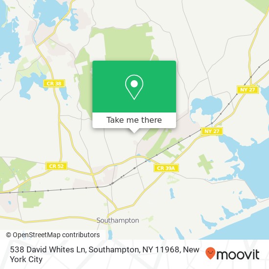 538 David Whites Ln, Southampton, NY 11968 map