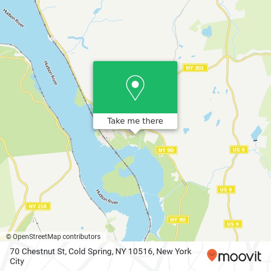 70 Chestnut St, Cold Spring, NY 10516 map