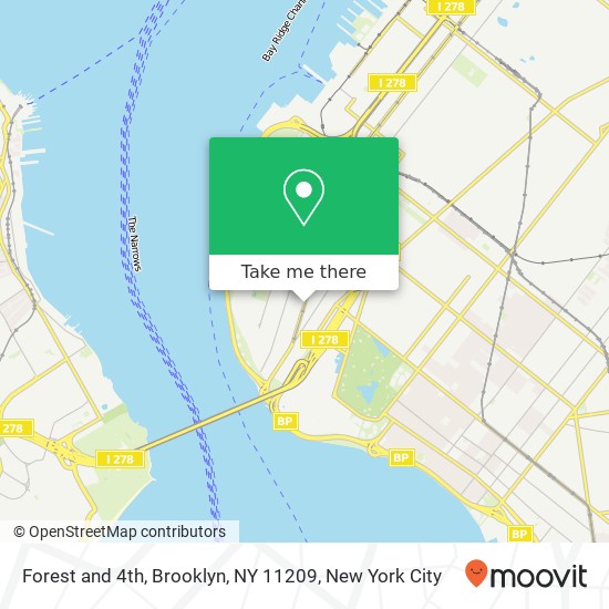 Mapa de Forest and 4th, Brooklyn, NY 11209