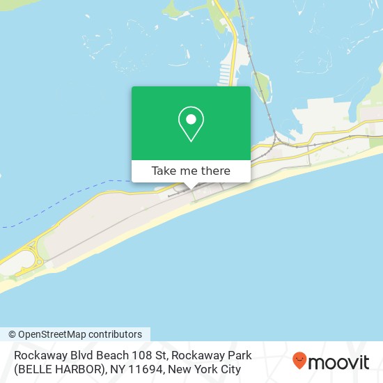 Rockaway Blvd Beach 108 St, Rockaway Park (BELLE HARBOR), NY 11694 map