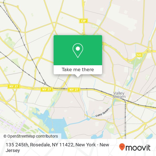 Mapa de 135 245th, Rosedale, NY 11422