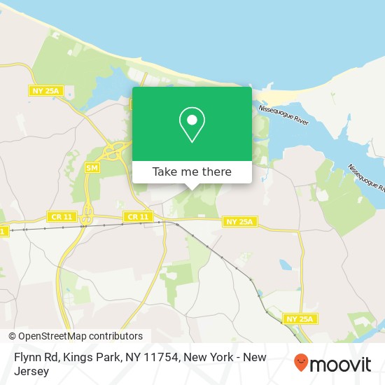 Flynn Rd, Kings Park, NY 11754 map