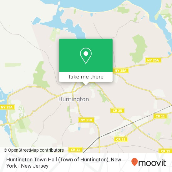 Mapa de Huntington Town Hall (Town of Huntington)