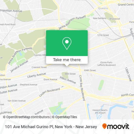 Mapa de 101 Ave Michael Gurino Pl