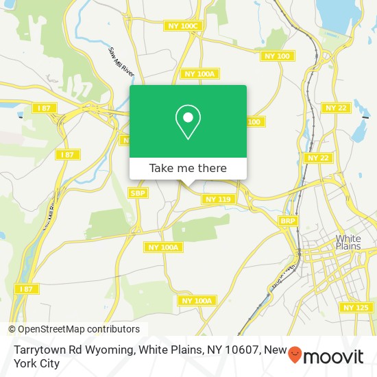 Tarrytown Rd Wyoming, White Plains, NY 10607 map