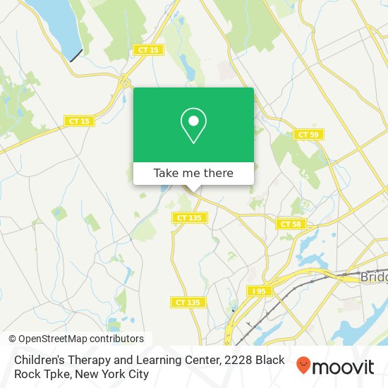 Mapa de Children's Therapy and Learning Center, 2228 Black Rock Tpke