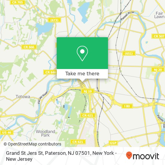 Grand St Jers St, Paterson, NJ 07501 map