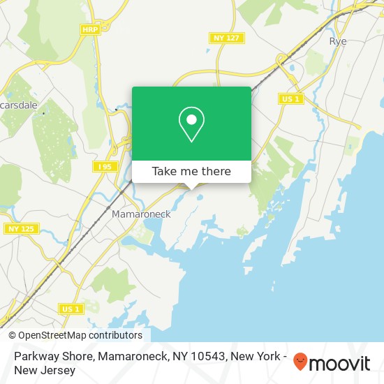 Parkway Shore, Mamaroneck, NY 10543 map