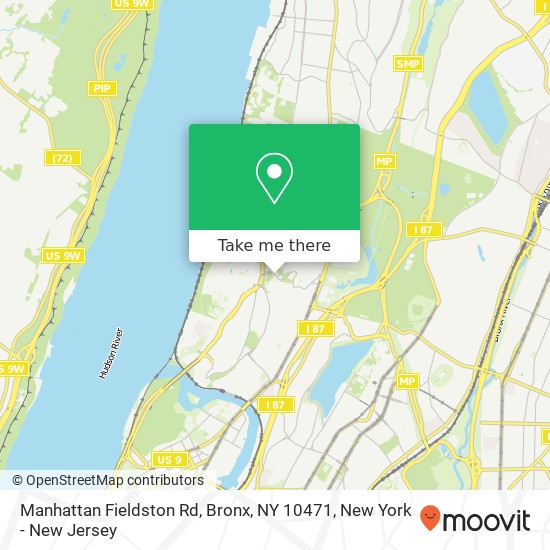 Manhattan Fieldston Rd, Bronx, NY 10471 map