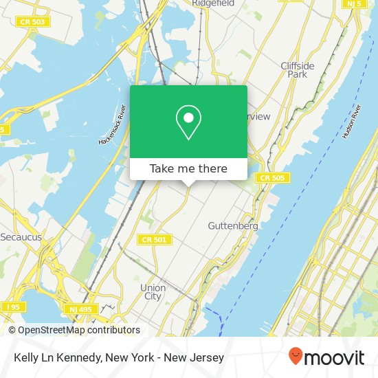 Kelly Ln Kennedy map