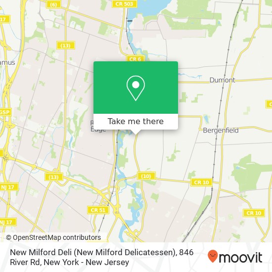 New Milford Deli (New Milford Delicatessen), 846 River Rd map