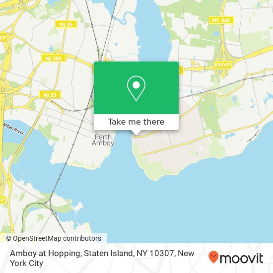 Amboy at Hopping, Staten Island, NY 10307 map