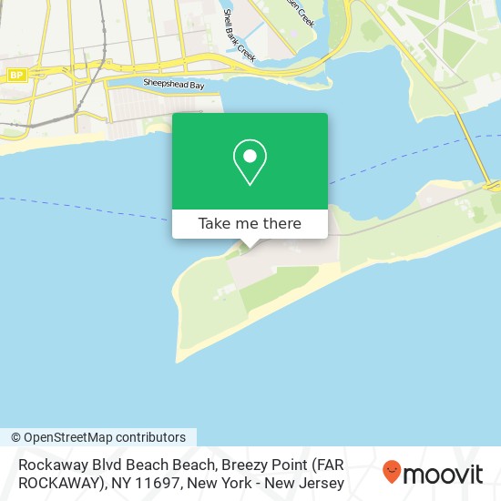 Rockaway Blvd Beach Beach, Breezy Point (FAR ROCKAWAY), NY 11697 map