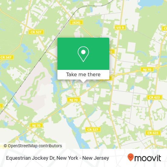 Equestrian Jockey Dr, Toms River, NJ 08755 map