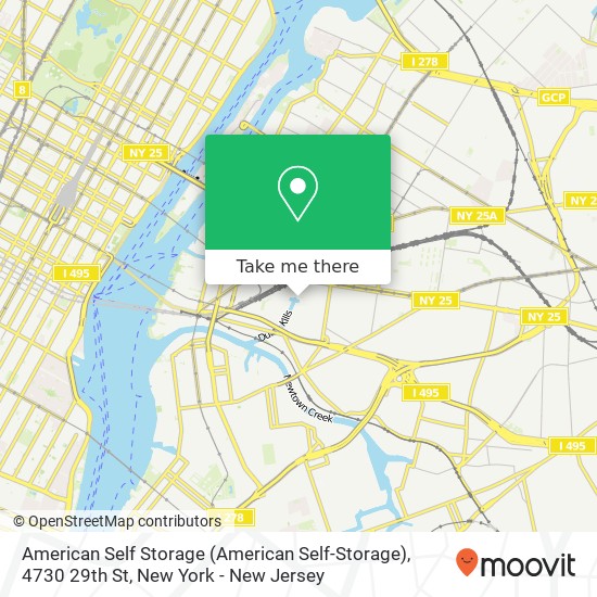 Mapa de American Self Storage (American Self-Storage), 4730 29th St