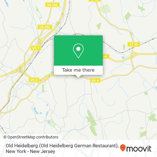 Mapa de Old Heidelberg (Old Heidelberg German Restaurant)