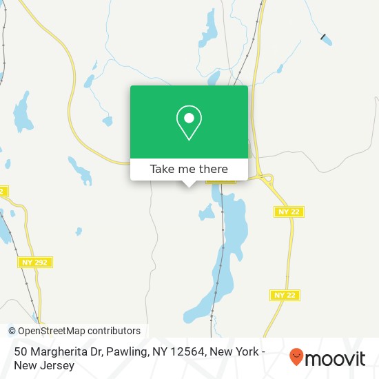 Mapa de 50 Margherita Dr, Pawling, NY 12564