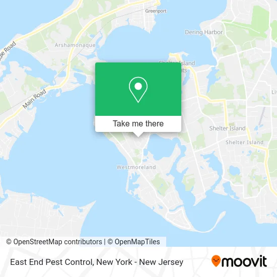 East End Pest Control map
