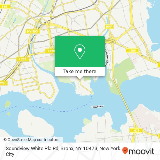 Soundview White Pla Rd, Bronx, NY 10473 map