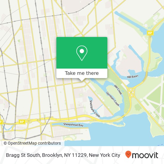 Bragg St South, Brooklyn, NY 11229 map