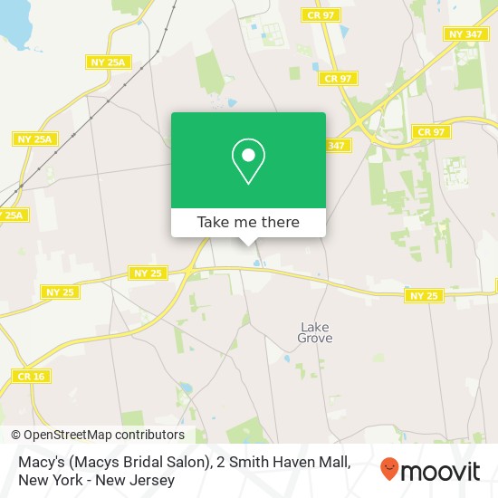 Macy's (Macys Bridal Salon), 2 Smith Haven Mall map