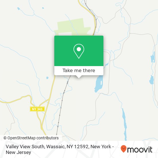 Valley View South, Wassaic, NY 12592 map
