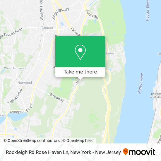 Rockleigh Rd Rose Haven Ln map