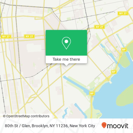 80th St / Glen, Brooklyn, NY 11236 map