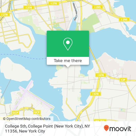 College 5th, College Point (New York City), NY 11356 map