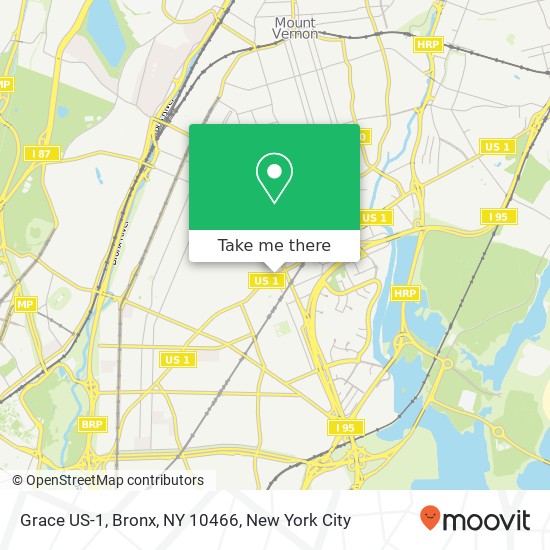 Grace US-1, Bronx, NY 10466 map