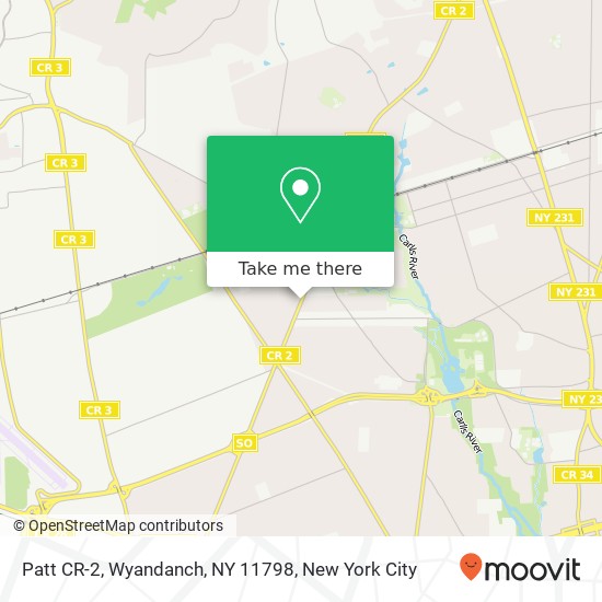 Mapa de Patt CR-2, Wyandanch, NY 11798