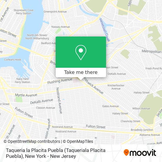 Mapa de Taqueria la Placita Puebla (Taqueriala Placita Puebla)