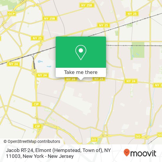 Jacob RT-24, Elmont (Hempstead, Town of), NY 11003 map