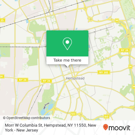 Morr W Columbia St, Hempstead, NY 11550 map