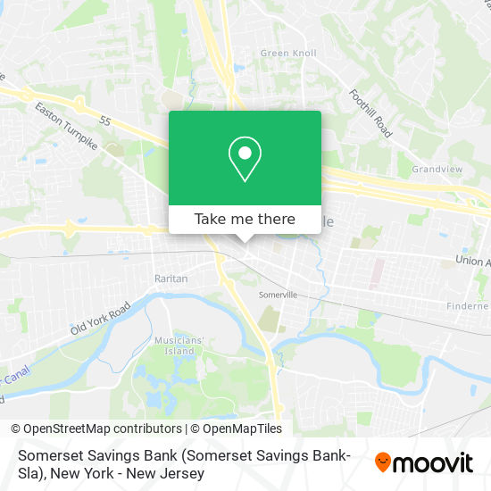 Somerset Savings Bank map