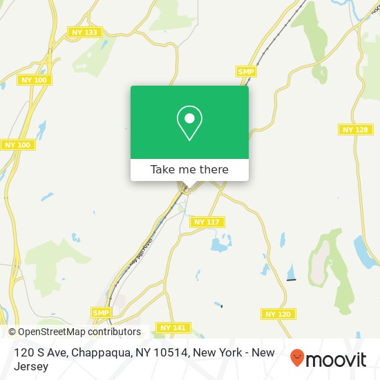 Mapa de 120 S Ave, Chappaqua, NY 10514